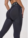 Легінси FITRUN Leggings Super Nuts Push-Up "Total Black Relief"