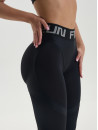 Легінси FITRUN Leggings Super Nuts Push-Up "Total Black Relief"