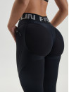 Легінси FITRUN Leggings Super Nuts Push-Up "Total Black Relief"