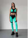 Leggings FITRUN Leggings Super Nuts Push-Up "Mint Relief"