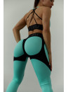 Leggings FITRUN Leggings Super Nuts Push-Up "Mint Relief"