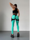 Leggings FITRUN Leggings Super Nuts Push-Up "Mint Relief"