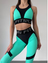 Leggings FITRUN Leggings Super Nuts Push-Up "Mint Relief"