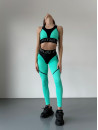 Leggings FITRUN Leggings Super Nuts "Mint Relief"
