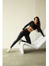 Леггинсы FITRUN Leggings PaceSetter "Total Black"