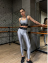 Leggings FITRUN Leggings Sculpt "Total Shine Silver"