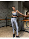 Leggings FITRUN Leggings Sculpt "Total Shine Silver"