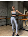 Леггинсы FITRUN Leggings Sculpt "Total Shine Silver"