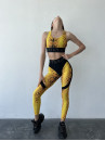 Leggings FITRUN Leggings Super Nuts Push-Up "Royal Python"