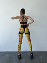 Леггинсы FITRUN Leggings Super Nuts Push-Up "Royal Python"