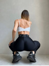 Леггинсы FITRUN Leggings PowerFul Push-Up "Total Black"