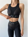 Леггинсы FITRUN Leggings Super Nuts "Black Blaze"