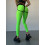 Leggings FITRUN Leggings Super Nuts "Neon Green Relief"