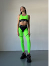 Легінси FITRUN Leggings Super Nuts "Neon Green Relief"