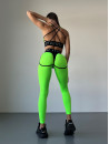 Легінси FITRUN Leggings Super Nuts "Neon Green Relief"