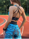 Леггинсы FITRUN Leggings Brend Belt "Neptune"