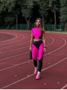 Легінси FITRUN Leggings Two Lines "Pink"