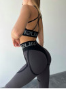 Leggings FITRUN Leggings Super Nuts "Graphite Soft"