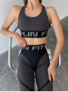 Леггинсы FITRUN Leggings Super Nuts "Graphite Soft"