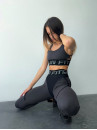 Леггинсы FITRUN Leggings Super Nuts "Graphite Soft"