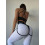 Leggings FITRUN Leggings Super Nuts "White Relief"