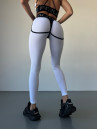 Leggings FITRUN Leggings Super Nuts "White Relief"