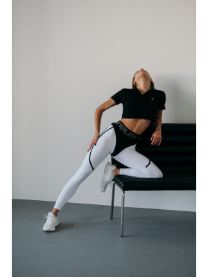 Леггинсы FITRUN Leggings Super Nuts "White Relief"