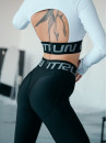 Leggings FITRUN Leggings NICE Push-Up "Total Black"