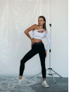 Leggings FITRUN Leggings NICE Push-Up "Total Black"