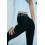 Leggings FITRUN Leggings NICE Push-Up "Total Black"
