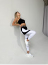 Leggings FITRUN Leggings Super Nuts Push-Up "White"