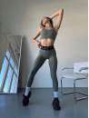 Leggings FITRUN Leggings Super Nuts Push-Up "Total Olive Soft"