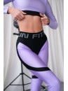 Leggings FITRUN Leggings Super Nuts Push-Up "Shine Lilac”