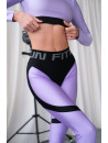 Leggings FITRUN Leggings Super Nuts Push-Up "Shine Lilac”