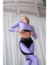 Leggings FITRUN Leggings Super Nuts Push-Up "Shine Lilac”