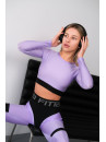 Leggings FITRUN Leggings Super Nuts Push-Up "Shine Lilac”