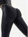 Леггинсы FITRUN Leggings Super Nuts Push-Up "Black Blaze"