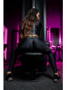 Leggings FITRUN Leggings Super Nuts Push-Up "Black Blaze"