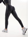 Леггинсы FITRUN Leggings Super Nuts Push-Up "Black Blaze"