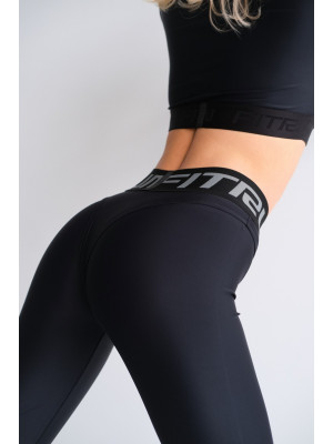 Леггинсы FITRUN Leggings Sculpt "Total Black"