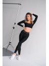 Leggings FITRUN Leggings Sculpt "Total Black"