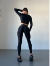 Леггинсы FITRUN Leggings Sculpt "Total Black"