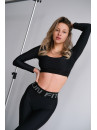 Леггинсы FITRUN Leggings Sculpt "Total Black"