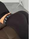 Легінси FITRUN Leggings Super Nuts Push-Up "Total Black Soft"