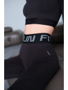 Леггинсы FITRUN Leggings Super Nuts Push-Up "Total Black Soft"