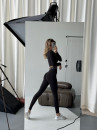 Леггинсы FITRUN Leggings Super Nuts Push-Up "Total Black Soft"