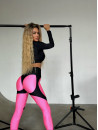 Легінси FITRUN Leggings Super Nuts Corsage Push-Up "Shine Barbie"
