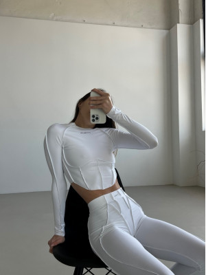 Леггинсы FITRUN Leggings Versa "White VE"