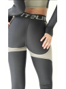 Leggings FITRUN Leggings PowerFul Push-Up "Khaki Blaze"