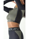 Leggings FITRUN Leggings PowerFul Push-Up "Khaki Blaze"